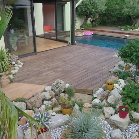 Дом отдыха Charmante Avec Piscine Pres De L'etang.
