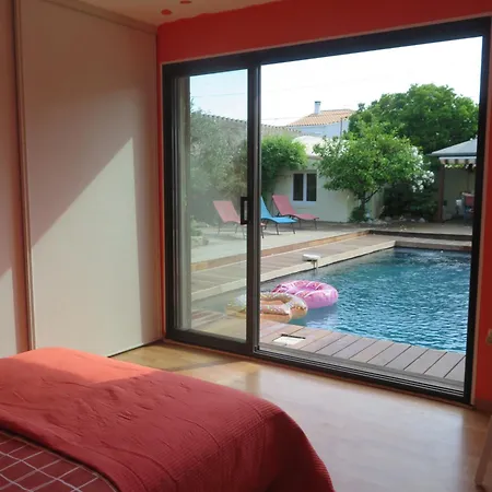 Дом отдыха Charmante Avec Piscine Pres De L'etang.